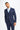 James - Men's Navy Blue 3 Piece Wool Tailored Fit Suit