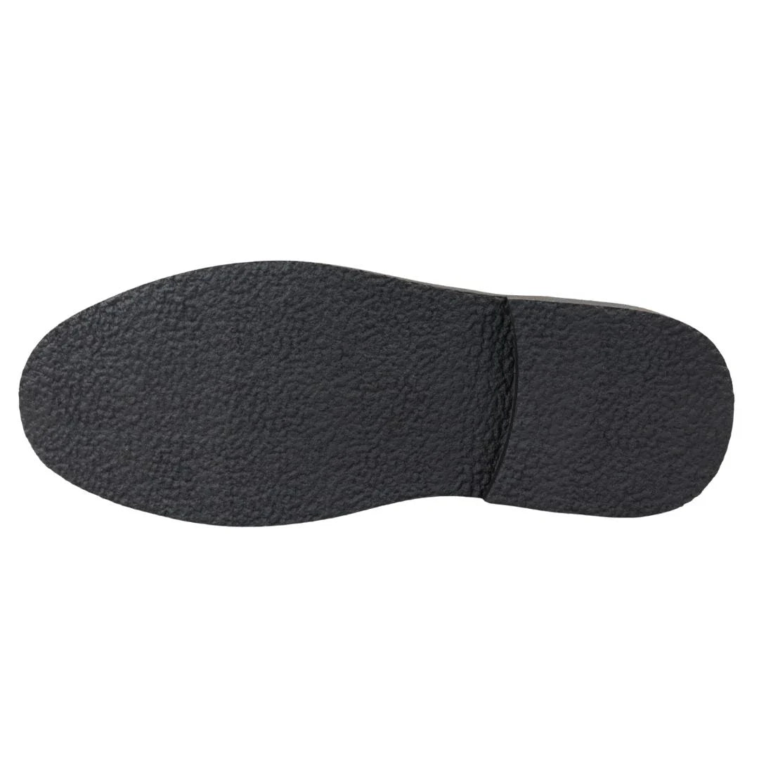 Mens's Chukka Desert Lace Up Black Ankle Boots