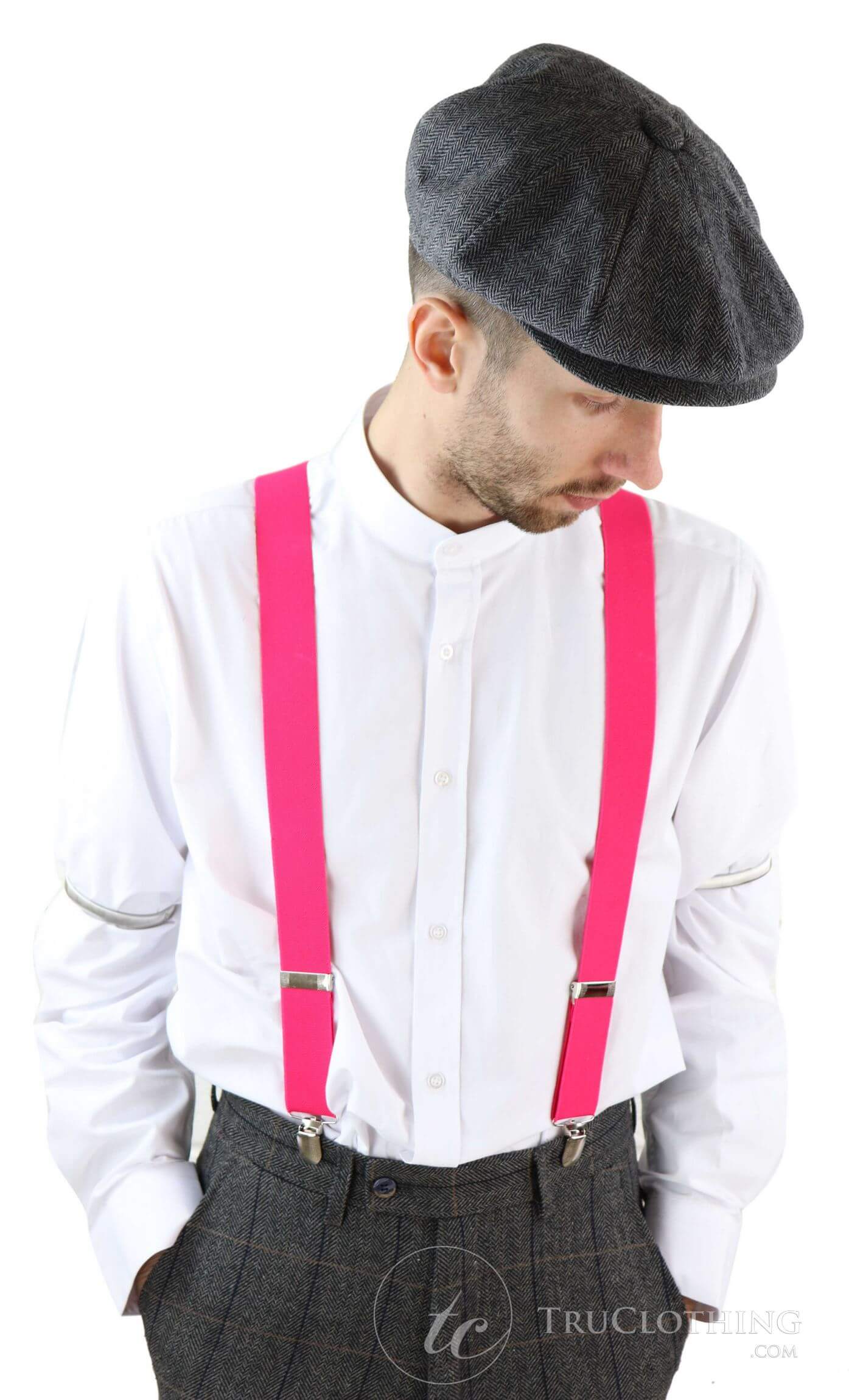 Mens Vintage Trouser Braces/Suspenders - Many Colours