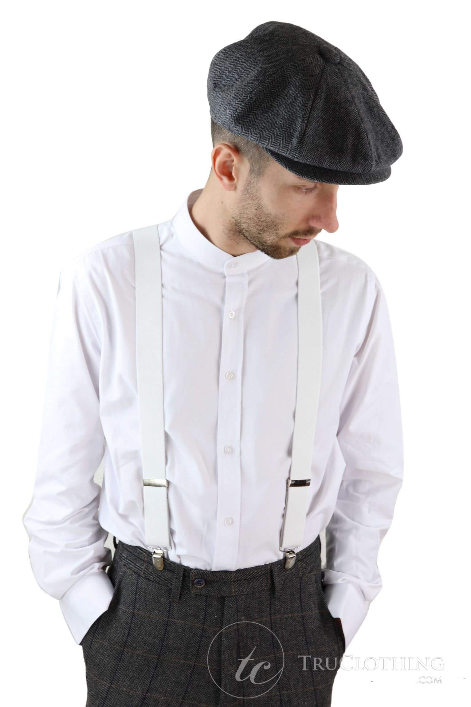 Mens Vintage Trouser Braces/Suspenders - Many Colours