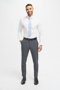 Pantalon habillé anthracite pour homme Bond