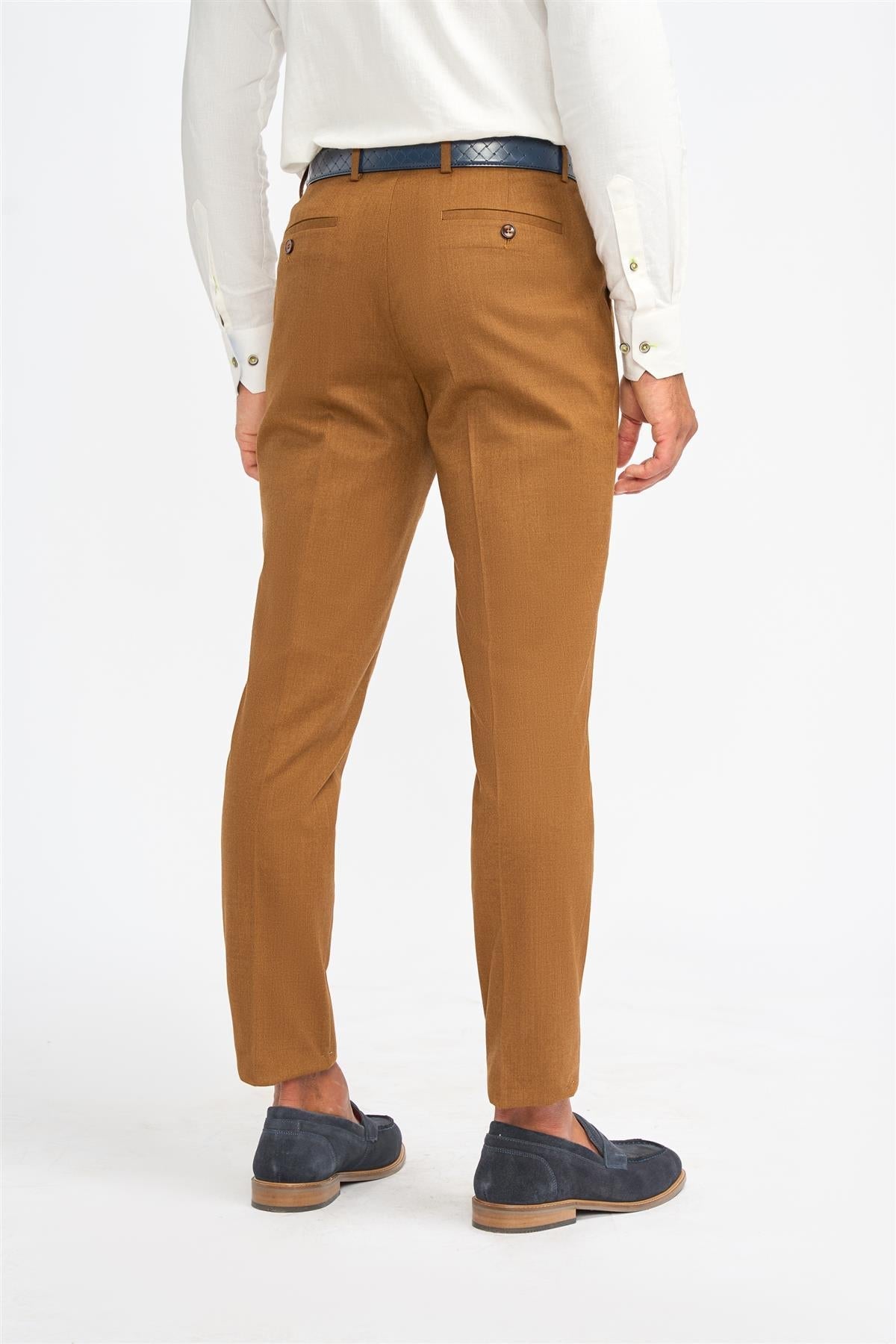 Pantalon habillé camel pour homme James