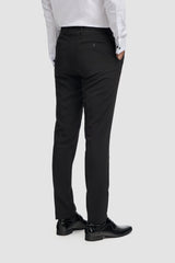 Pantalon de smoking noir classique pour homme Tux