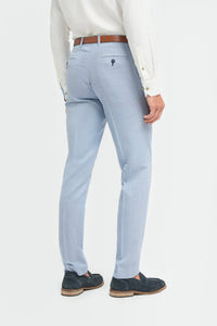 Miami - Pantalon bleu à motif quadrillé pour homme