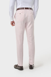 Tropez - Pantalon de costume rose pour homme