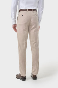 Miami - Pantalon de mariage beige pour homme