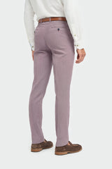 Miami - Pantalon d'été rose à motif quadrillé pour homme