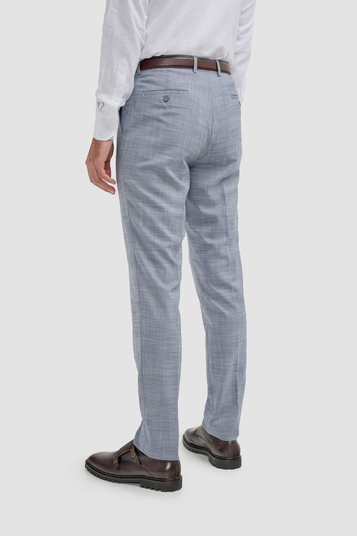 Camden - Pantalon à carreaux bleus pour homme