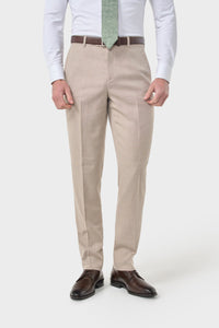 Miami - Pantalon de mariage beige pour homme