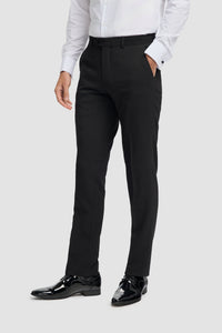 Pantalon de smoking noir classique pour homme Tux