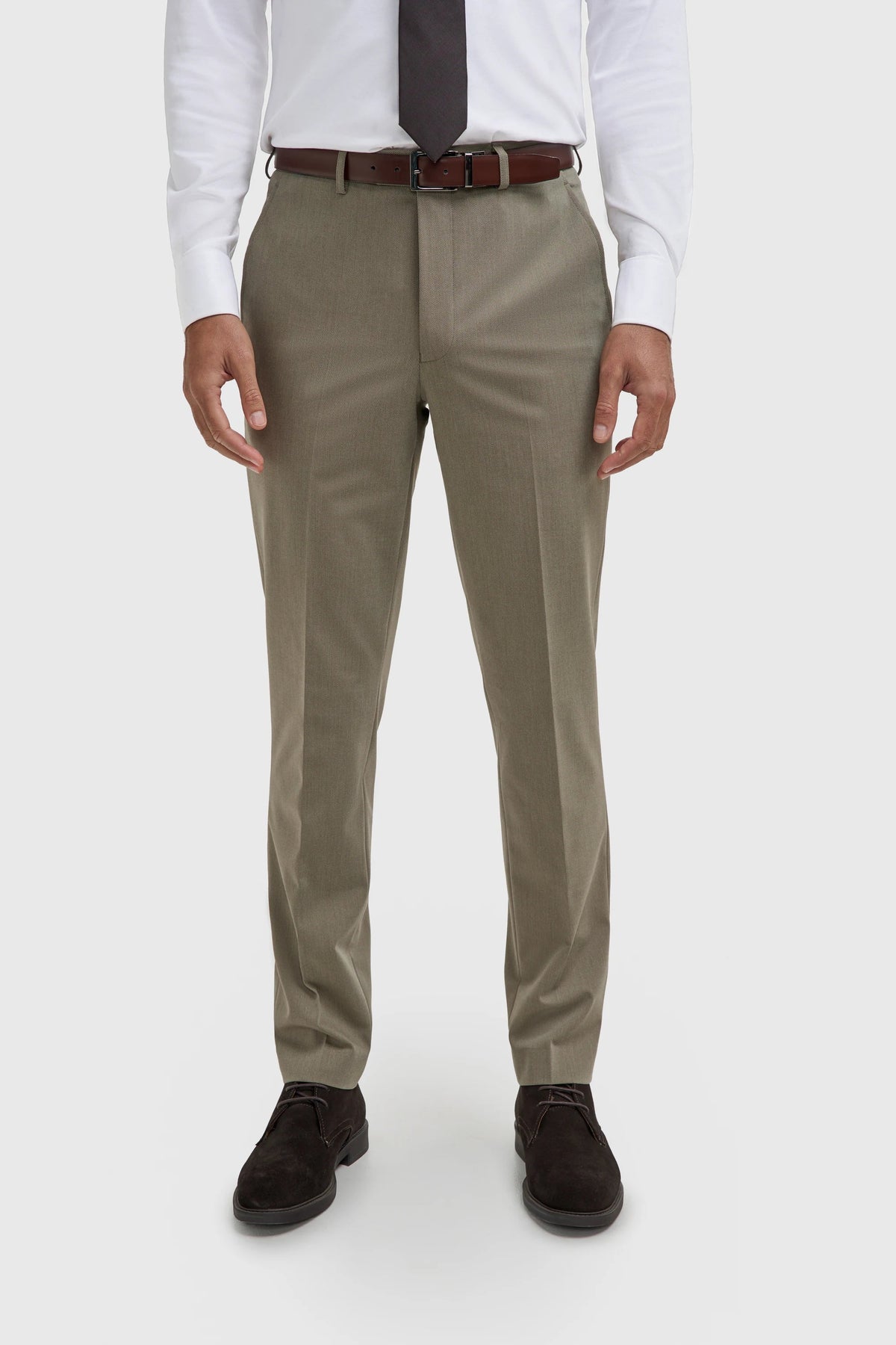 Pantalon vert sauge Donatella pour homme