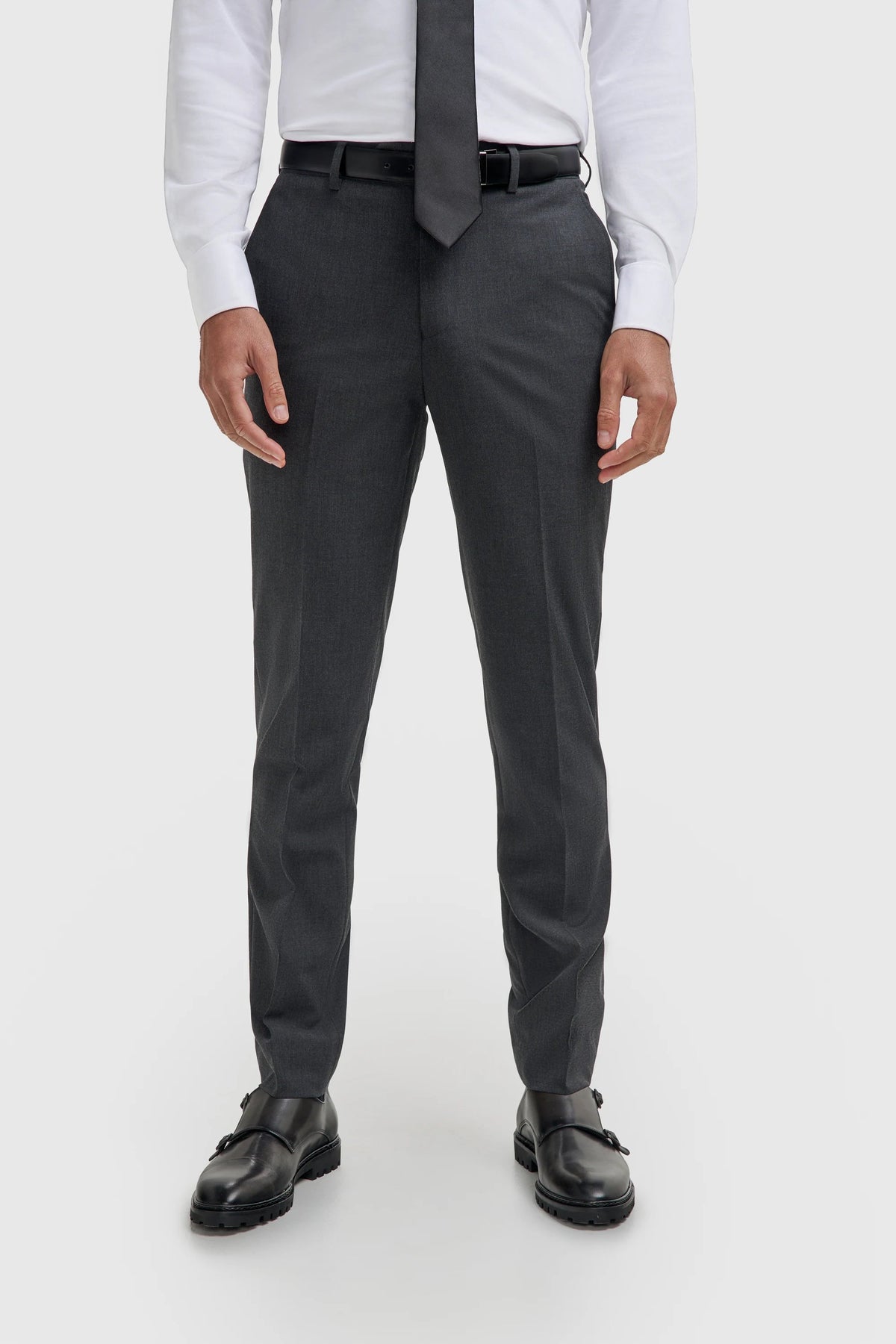Pantalon texturé anthracite Malibu pour homme