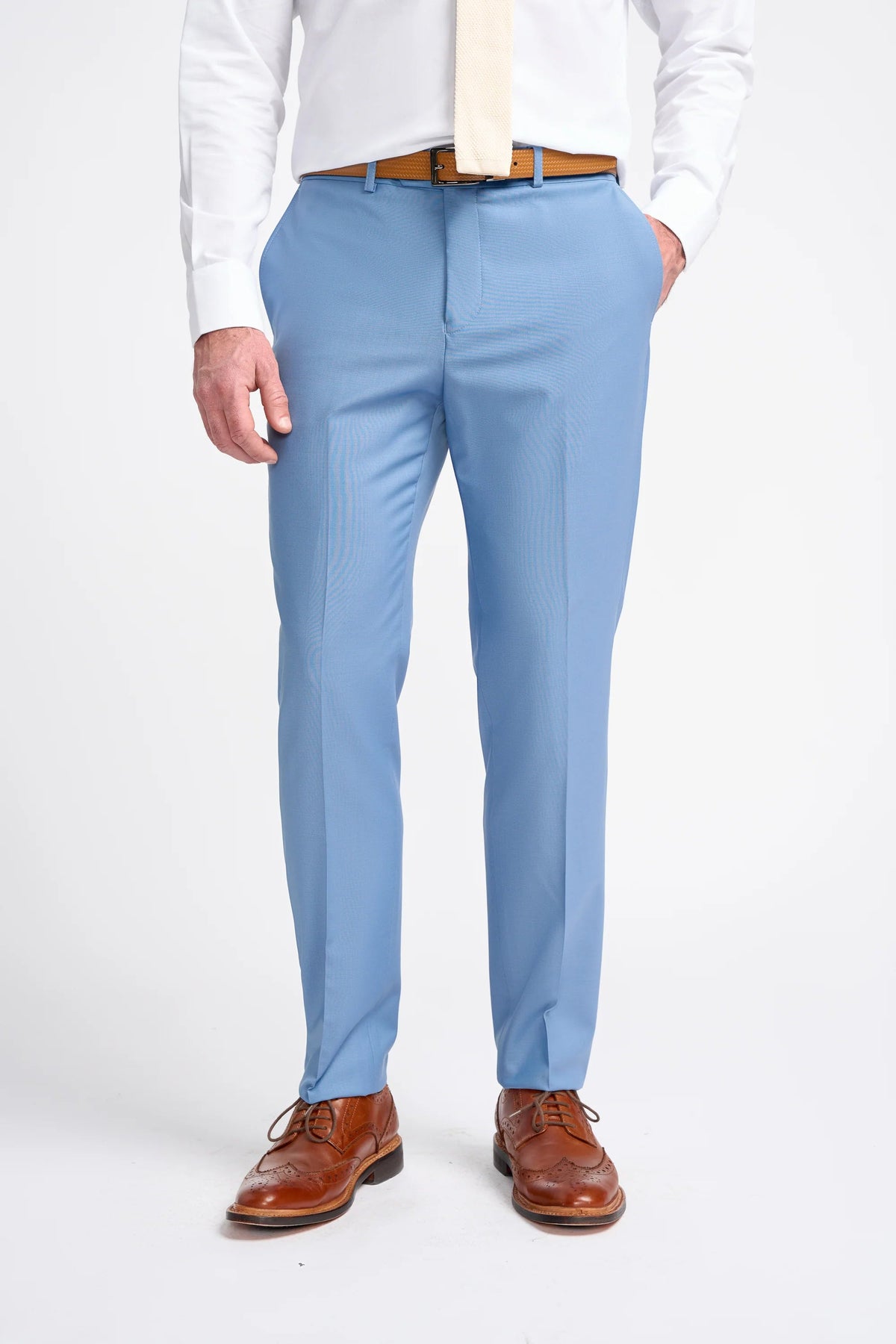 Pantalon bleu ciel pour homme Bond