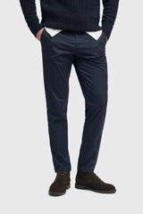 Pantalon d'été classique bleu marine pour homme Mario