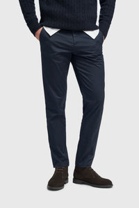 Pantalon d'été classique bleu marine pour homme Mario