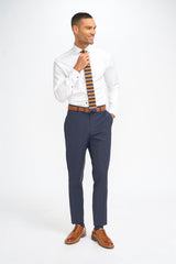 Pantalon habillé bleu marine pour homme Malibu