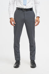 Pantalon habillé anthracite pour homme Bond