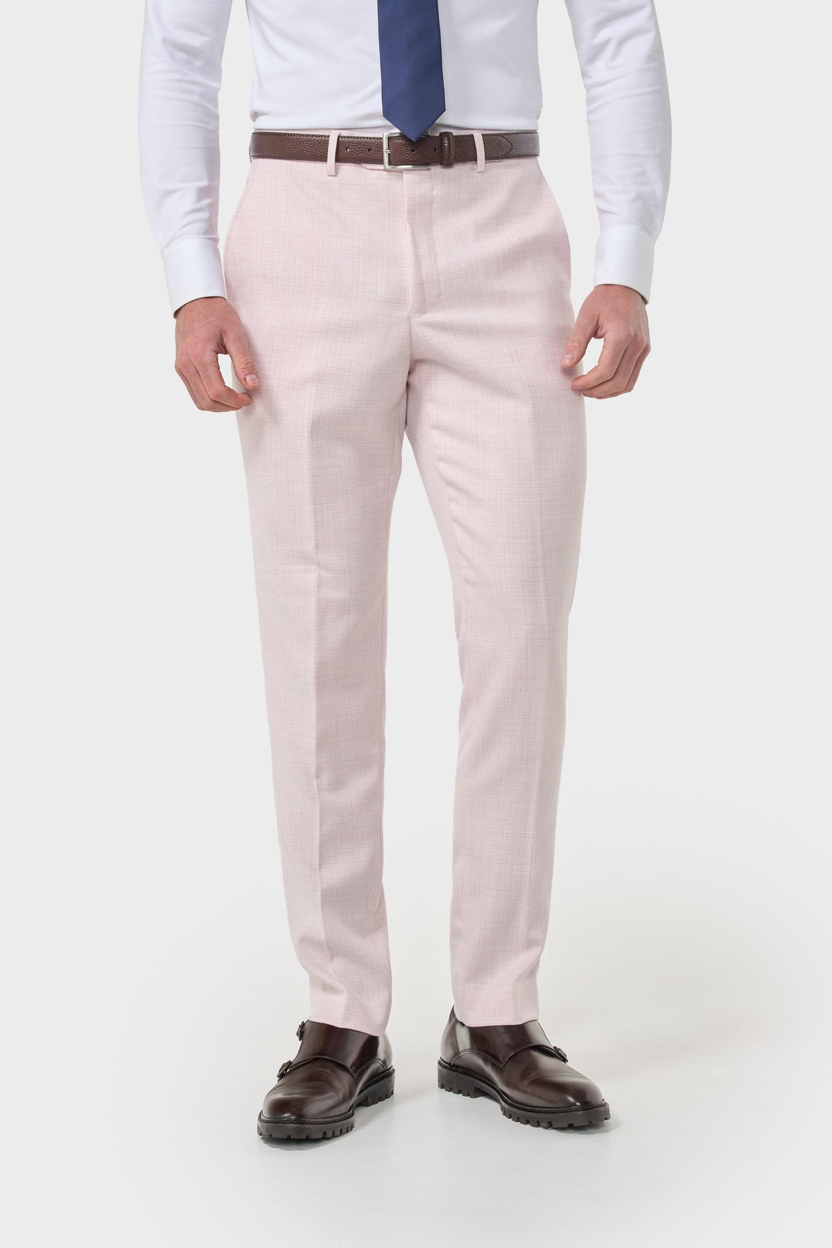 Tropez - Pantalon de costume rose pour homme