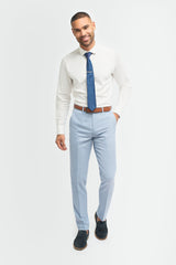 Miami - Pantalon bleu à motif quadrillé pour homme
