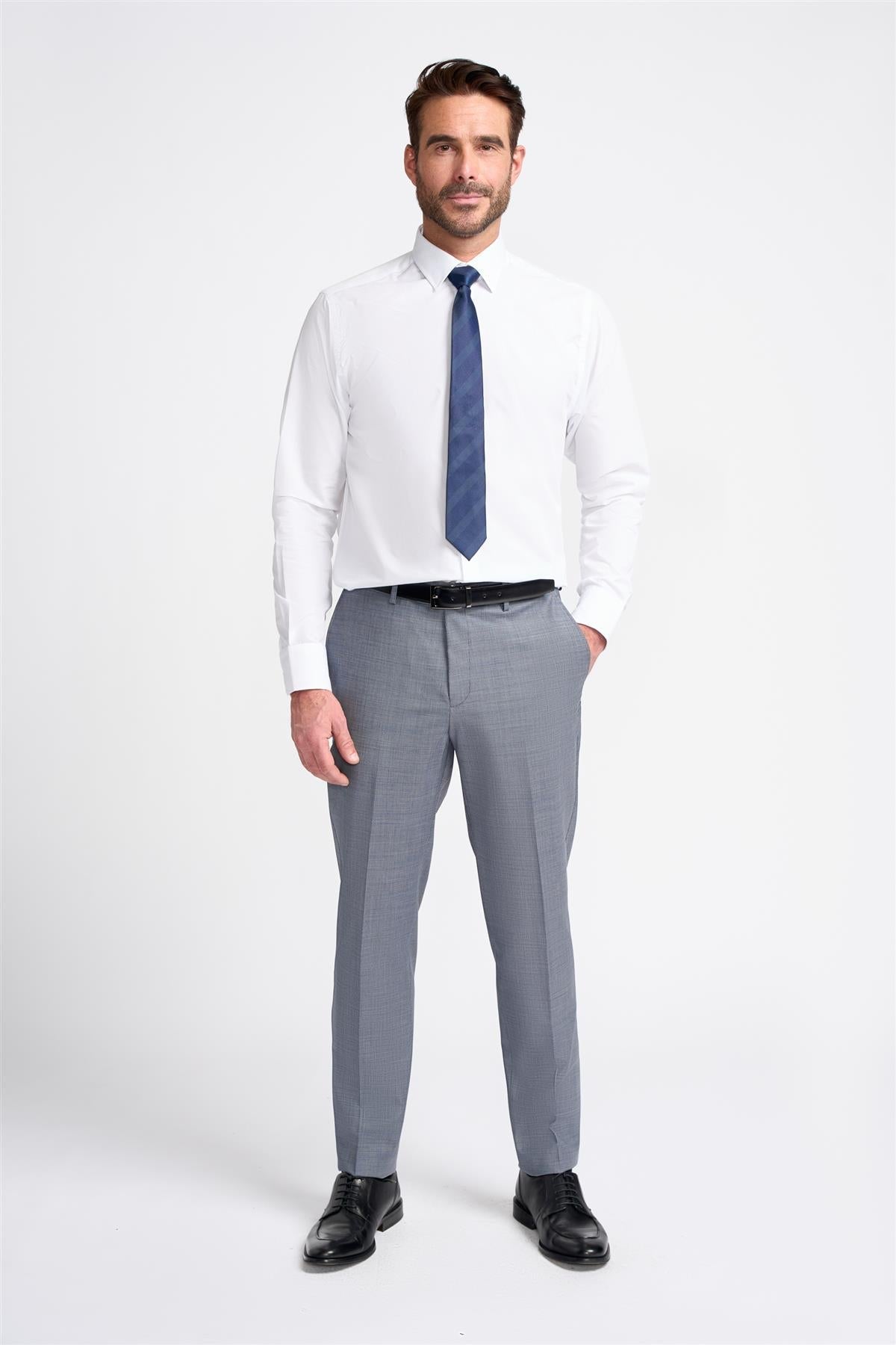 Pantalon gris pour homme Bond