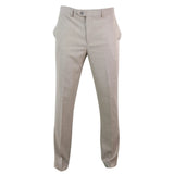 Pantalon Sandon pour homme, couleur crème, à motif quadrillé