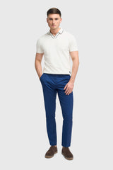 Pantalon d'été bleu élégant pour homme Mario