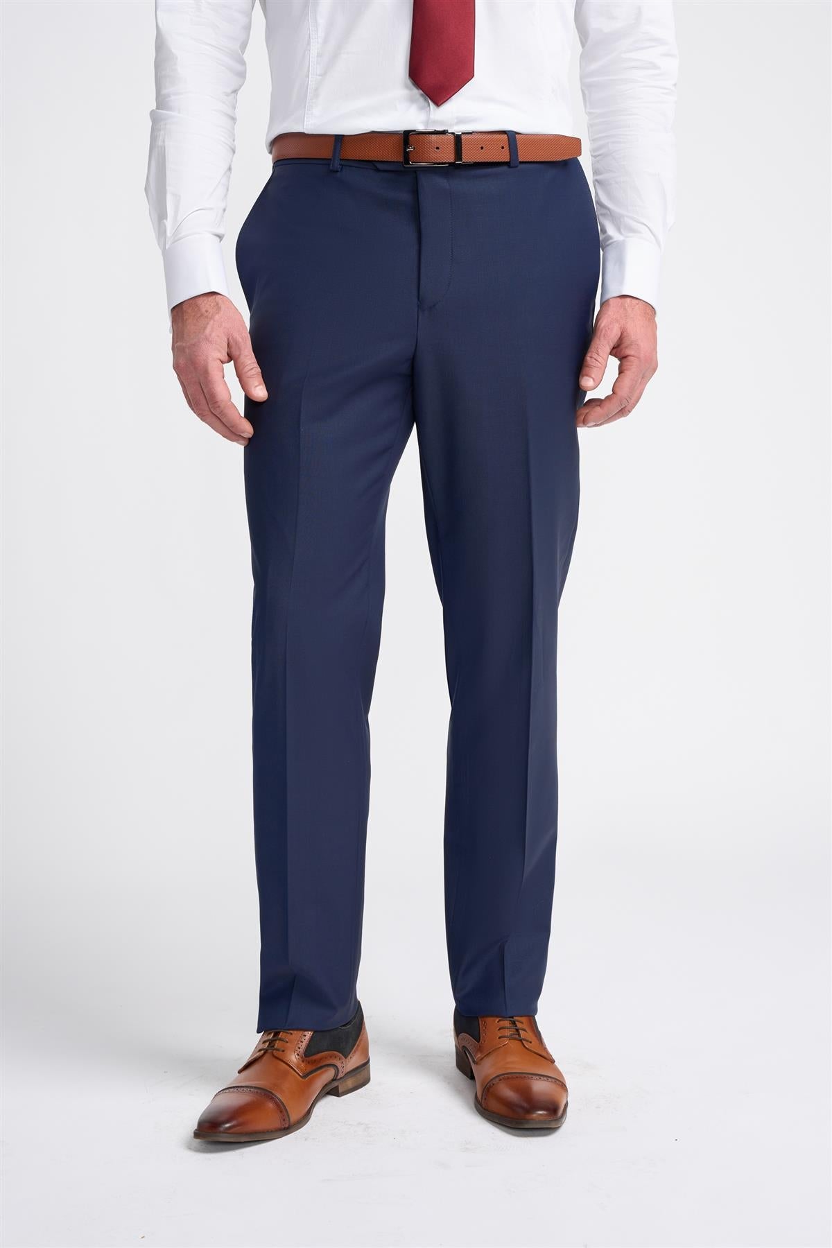 Pantalon bleu marine pour homme Bond