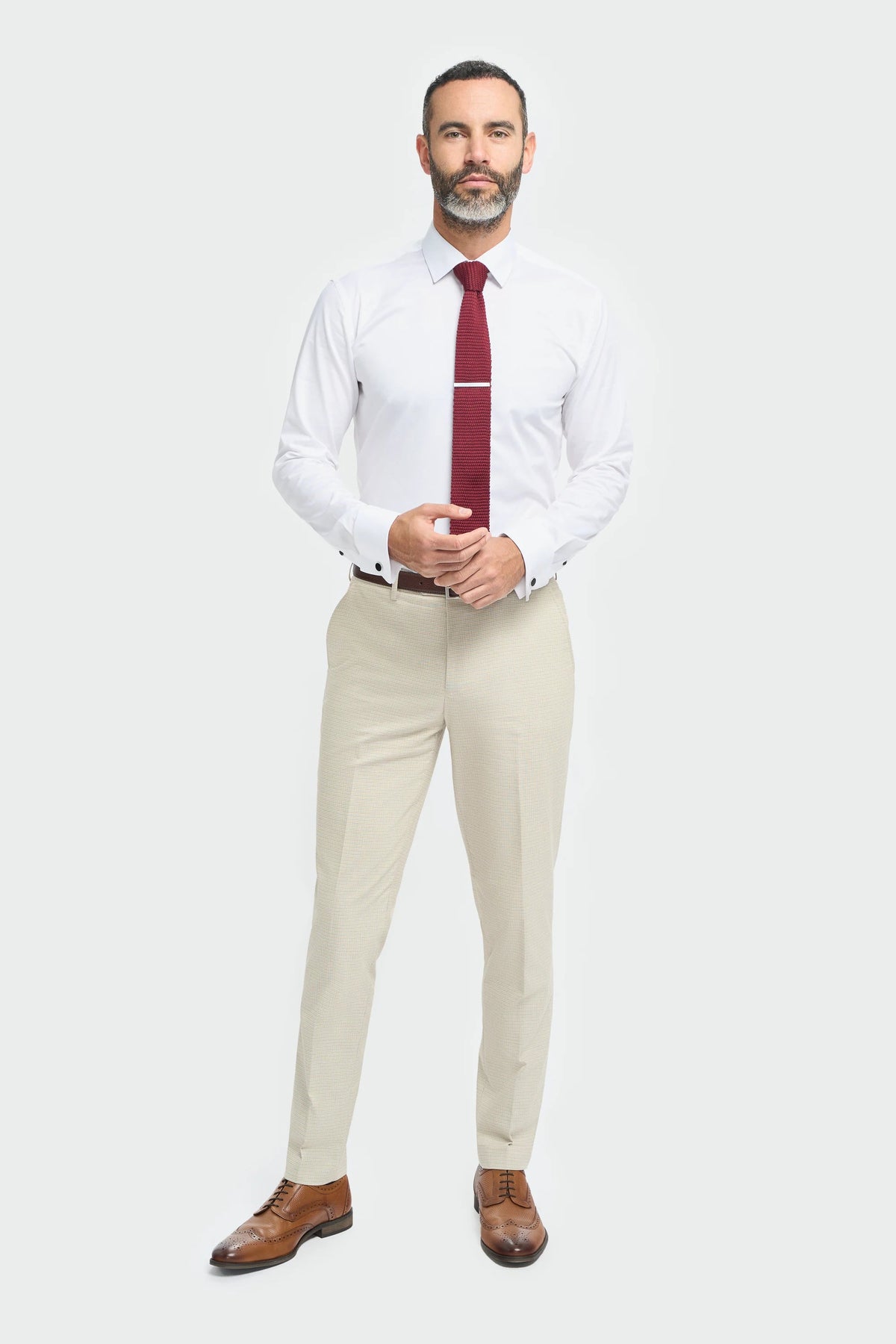 Pantalon beige pour homme Hampton