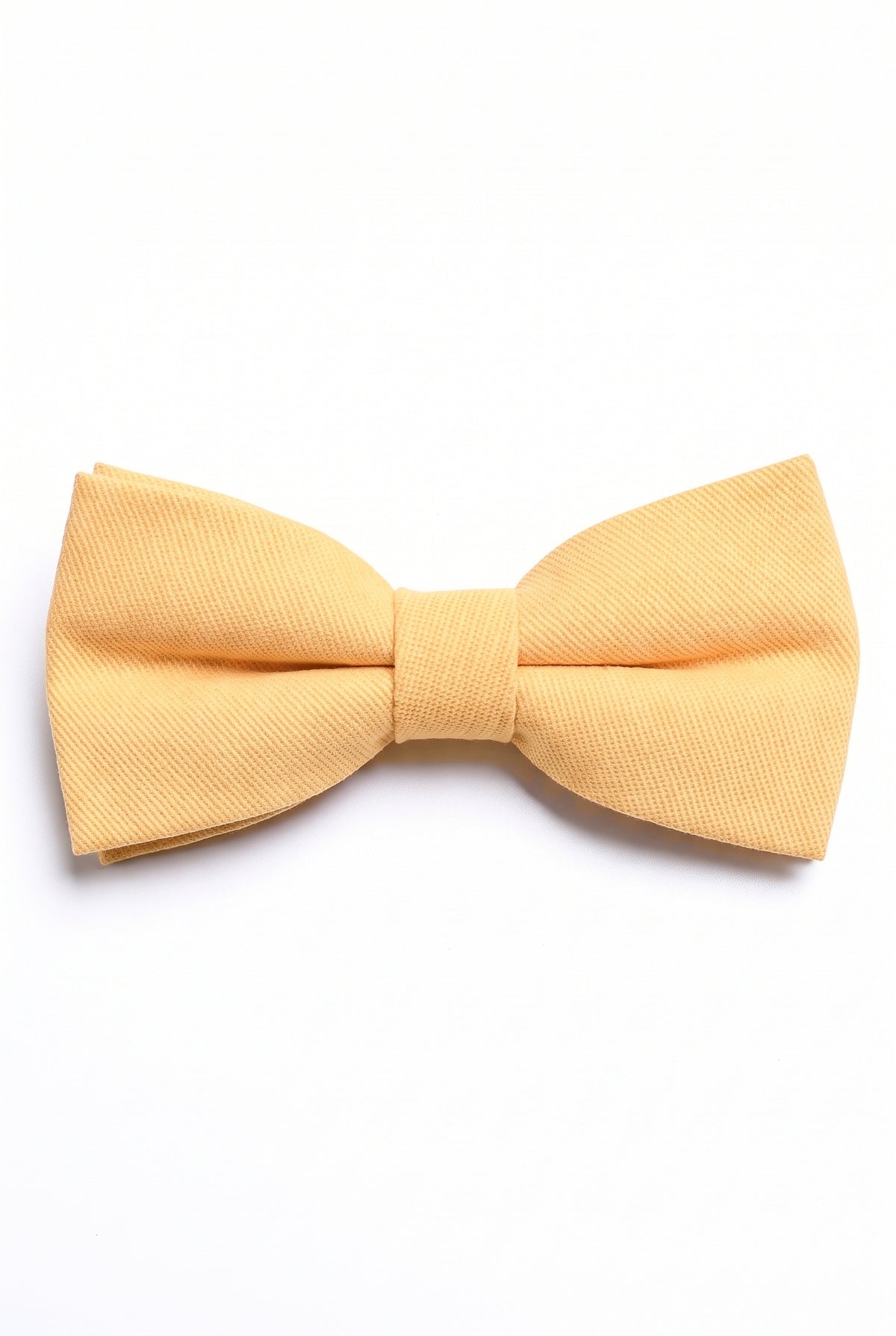 Nœud papillon beige double épaisseur pour homme