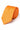 Cravate orange slim pour homme, 6 cm, couleur unie
