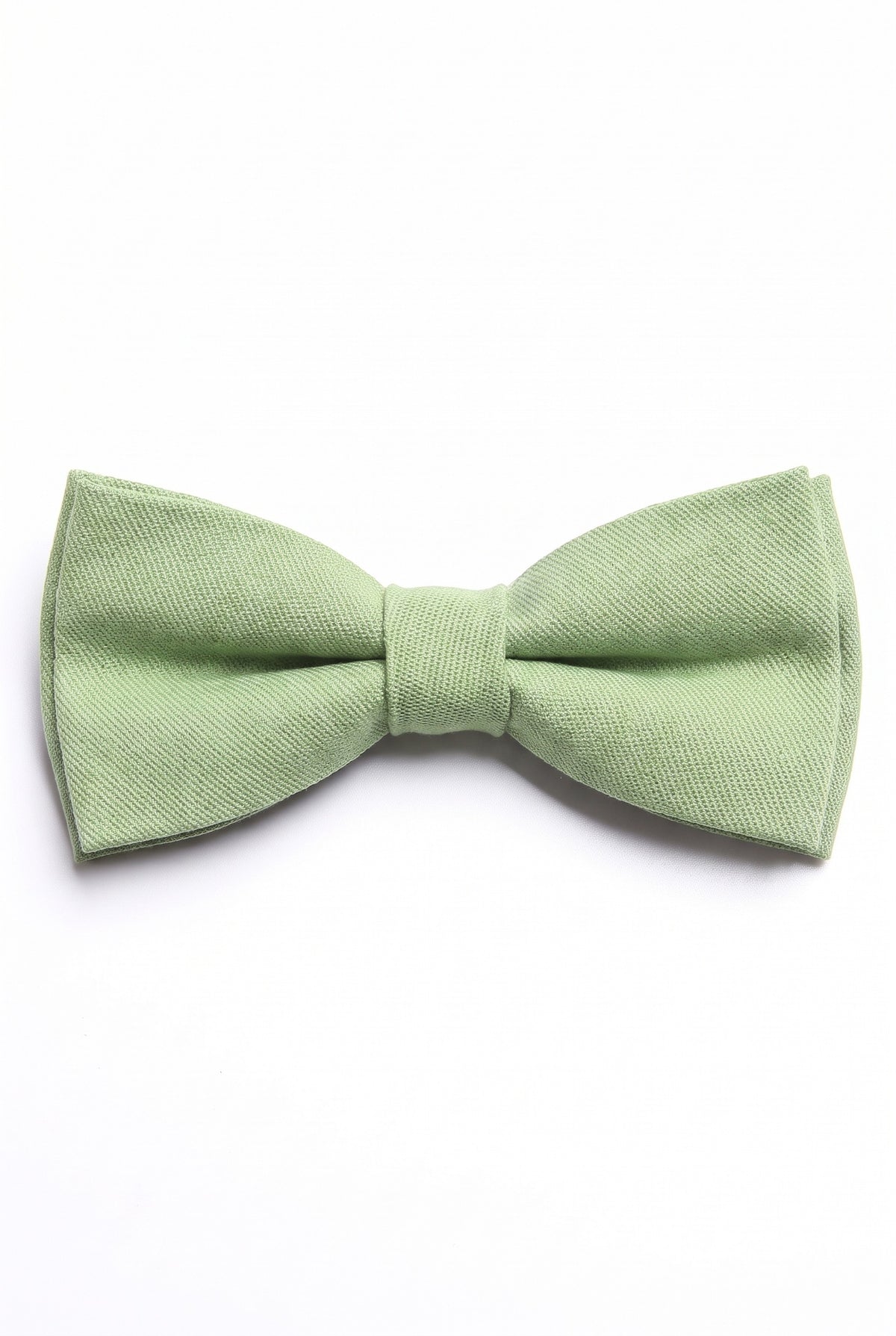 Nœud papillon vert sauge pour homme