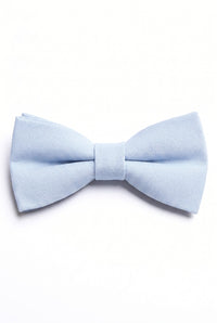 Nœud papillon double épaisseur bleu clair pour homme