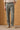 Pantalon homme vert sauge 100 % lin, plissé, à cordon de serrage, coupe droite décontractée