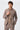 Blazer homme en jersey doux marron taupe, veste élégante décontractée