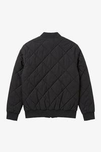 Blouson aviateur réversible pour homme, noir et beige, léger et matelassé, 2 en 1