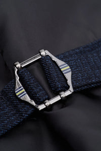 Gilet en tweed bleu marine pour homme Caridi