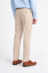 Miami - Pantalon de mariage beige pour homme