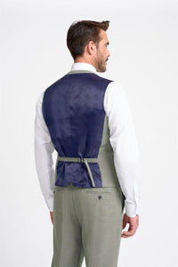 Miami - Gilet d'été vert sauge pour homme