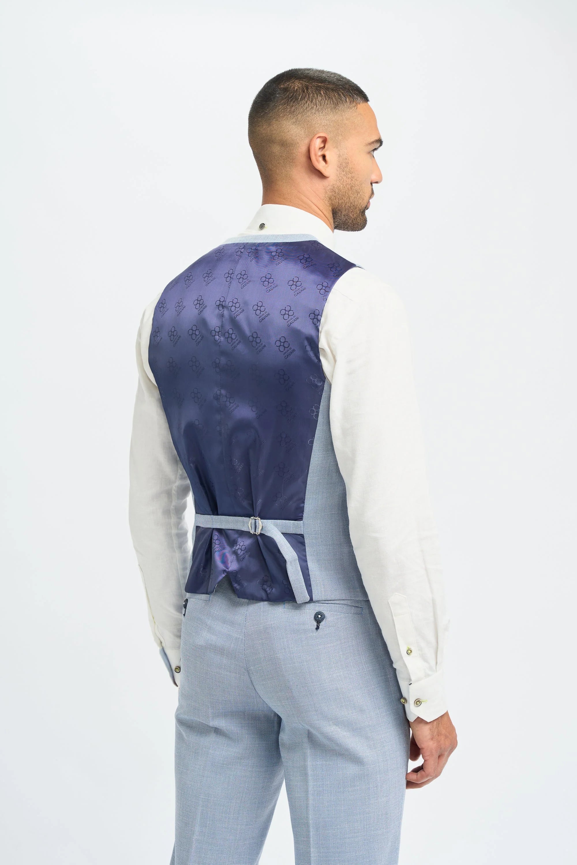 Miami - Gilet d'été bleu clair pour homme