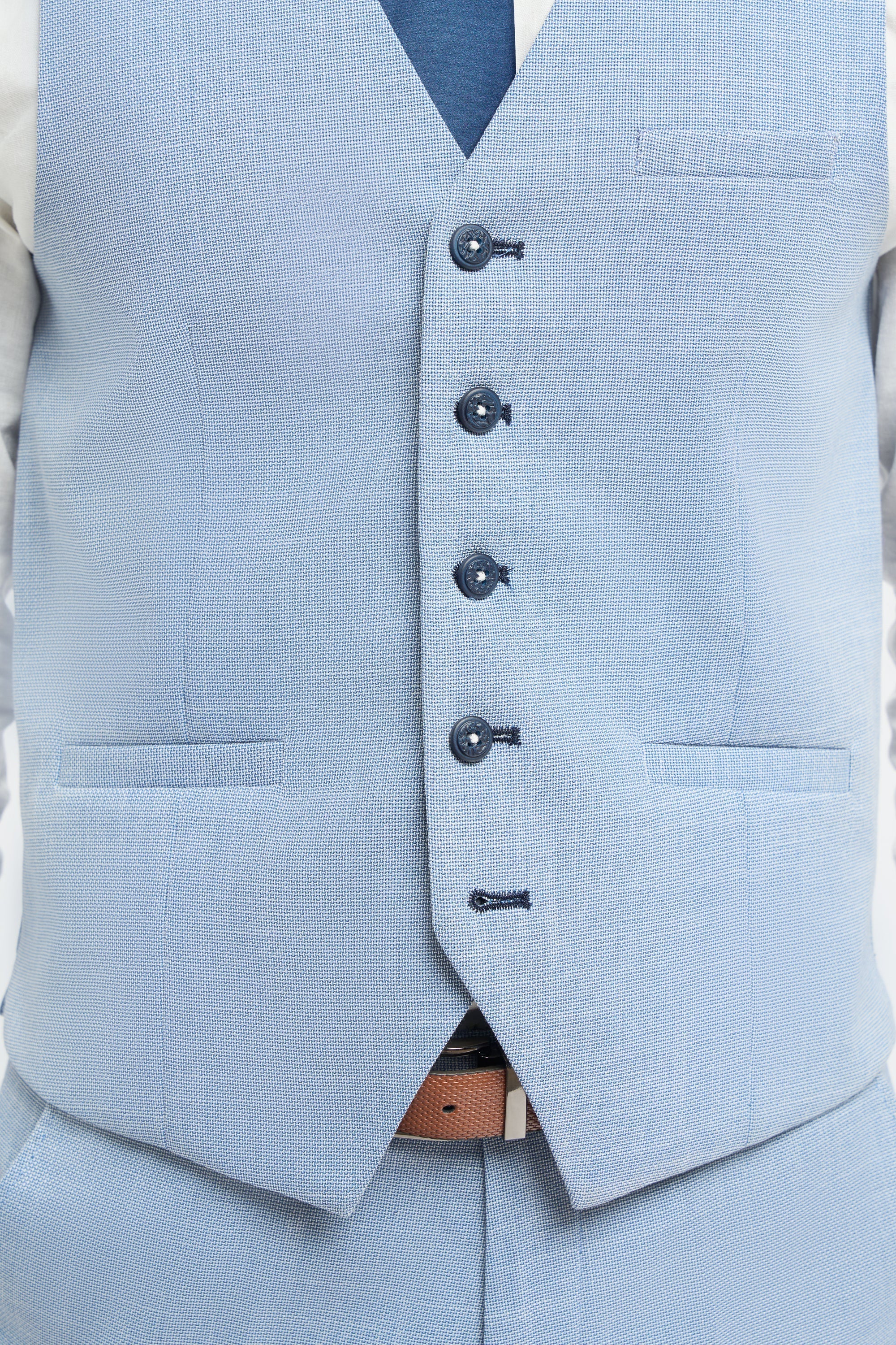 Miami - Gilet d'été bleu clair pour homme