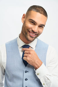 Miami - Gilet d'été bleu clair pour homme