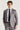 Blazer gris Edward pour homme, coupe ajustée