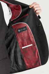 Harry - Blazer de smoking noir croisé pour homme