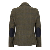 TPSTZ71 - Blazer en tweed vert olive pour femme