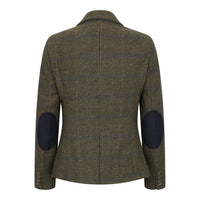 TPSTZ71 - Blazer en tweed vert olive pour femme