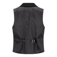 TPW-13 - Ensemble trois pièces noir uni pour femme