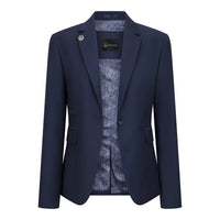 TPW-14 - Ensemble trois pièces bleu marine uni pour femme