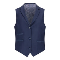 TPW-14 - Ensemble trois pièces bleu marine uni pour femme