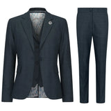 TPW53 - Ensemble trois pièces vert à carreaux Prince de Galles pour femme