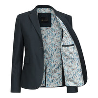 TPW53 - Ensemble trois pièces vert à carreaux Prince de Galles pour femme